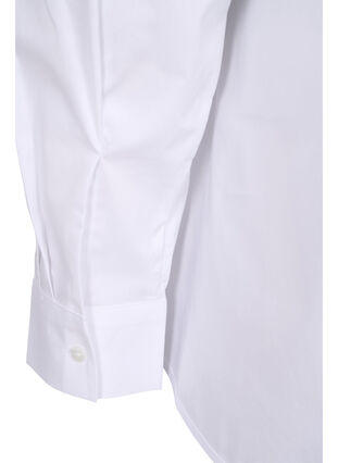 Koszula z mieszanki bawelny, Bright White, Packshot image number 3