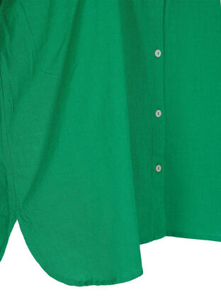 Bluzka z 3/4-length rekawami i guzikami, Jolly Green, Packshot image number 3