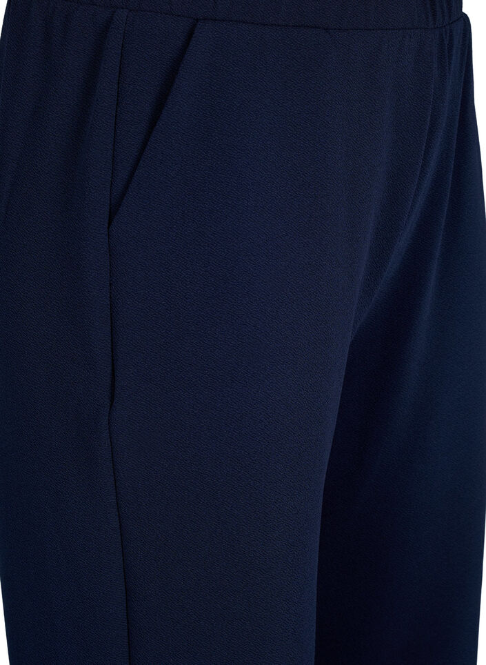 Luzne spodnie o dlugosci 7/8, Niebieskie, Packshot image number 2
