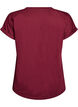 T-shirt z kr&oacute;tkim rekawem z mieszanki bawelny, Ciemnobordowy, Packshot image number 1