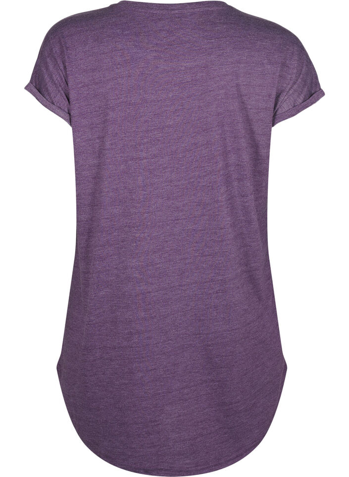 Koszula nocna z kr&oacute;tkim rekawem i nadrukiem tekstowym, , Packshot image number 1