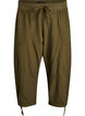 Bawelniane spodnie capri, Zielony, Packshot image number 0