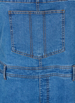 Jeansowe spodenki typu kombinezon, Light blue denim, Packshot image number 2