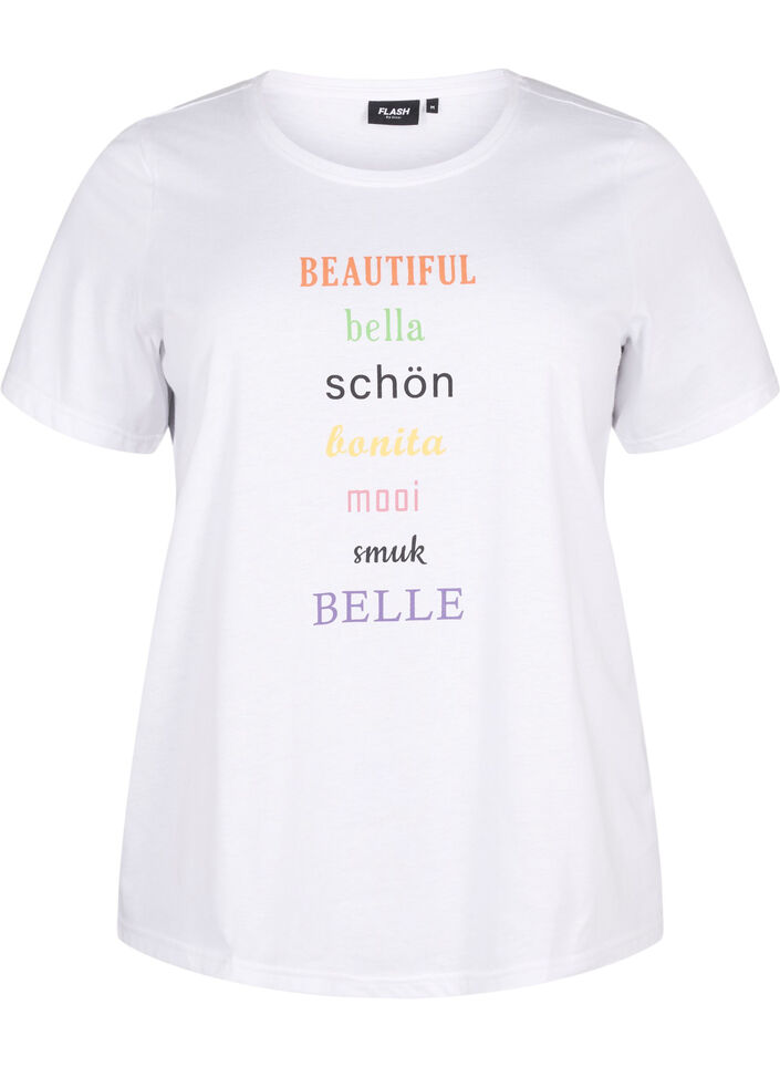 FLASH – koszulka z motywem, Bright White, Packshot image number 0