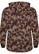 Bluza z kapturem z nadrukiem na calej powierzchni, Brązowy, Packshot image number 1