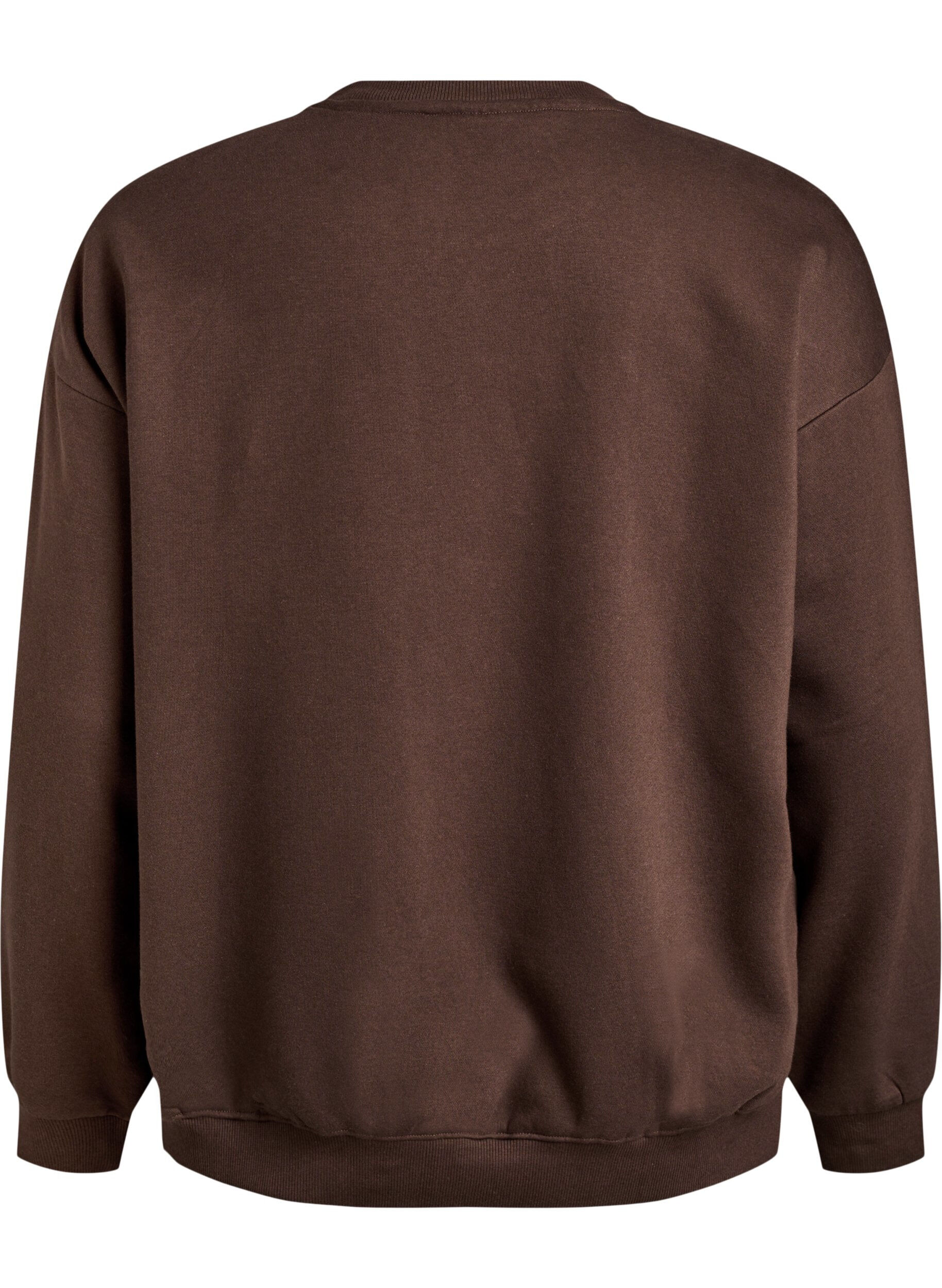 ZizziBluza z motywem, Brązowy, Packshot image number 1
