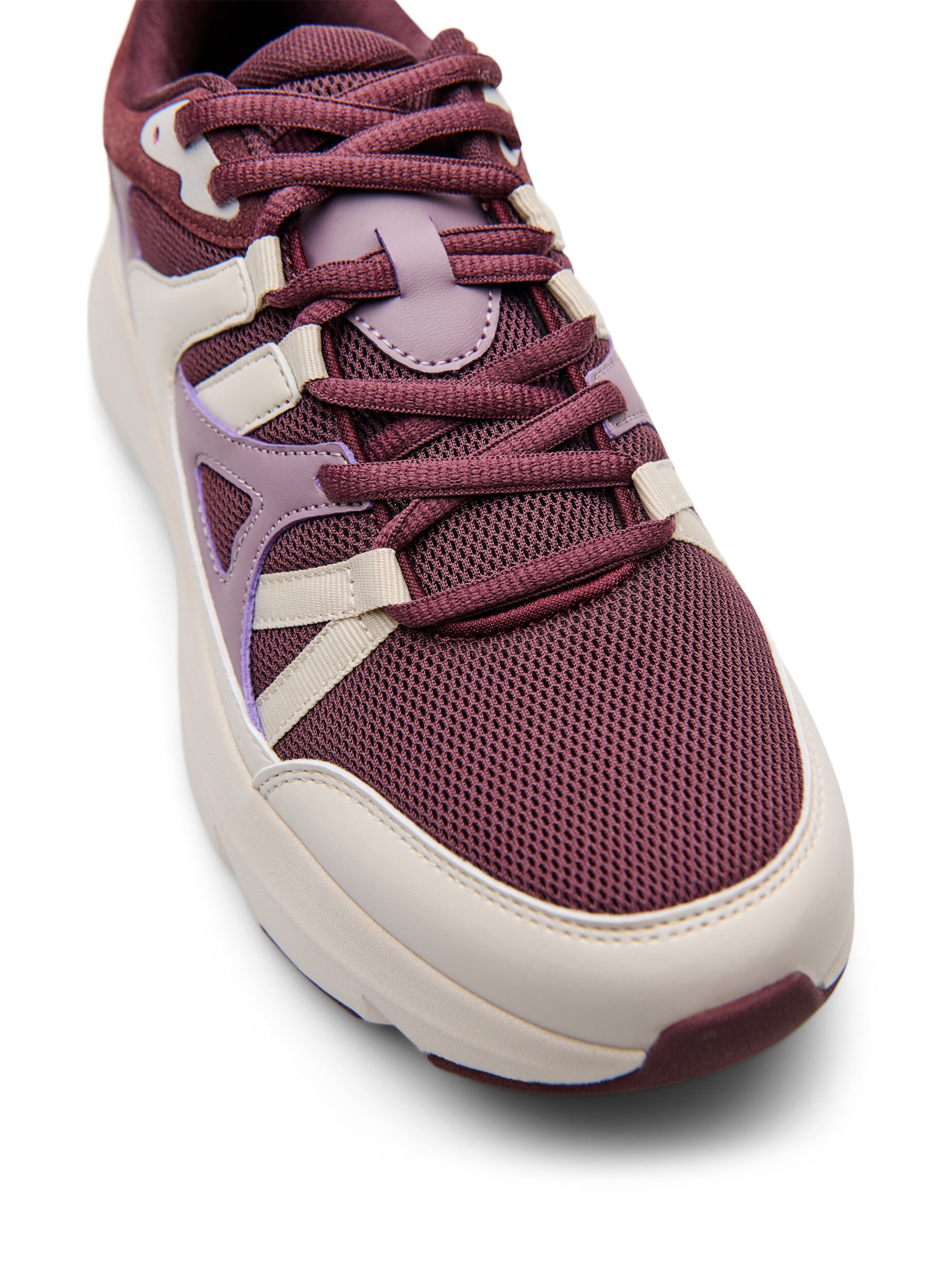 Zizzi Wygodne sneakersy z amortyzujaca podeszwa, Czerwony, Packshot image number 3