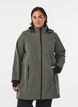 Kurtka softshell z odpinanym kapturem, Ciemnoszary, Model image number 0