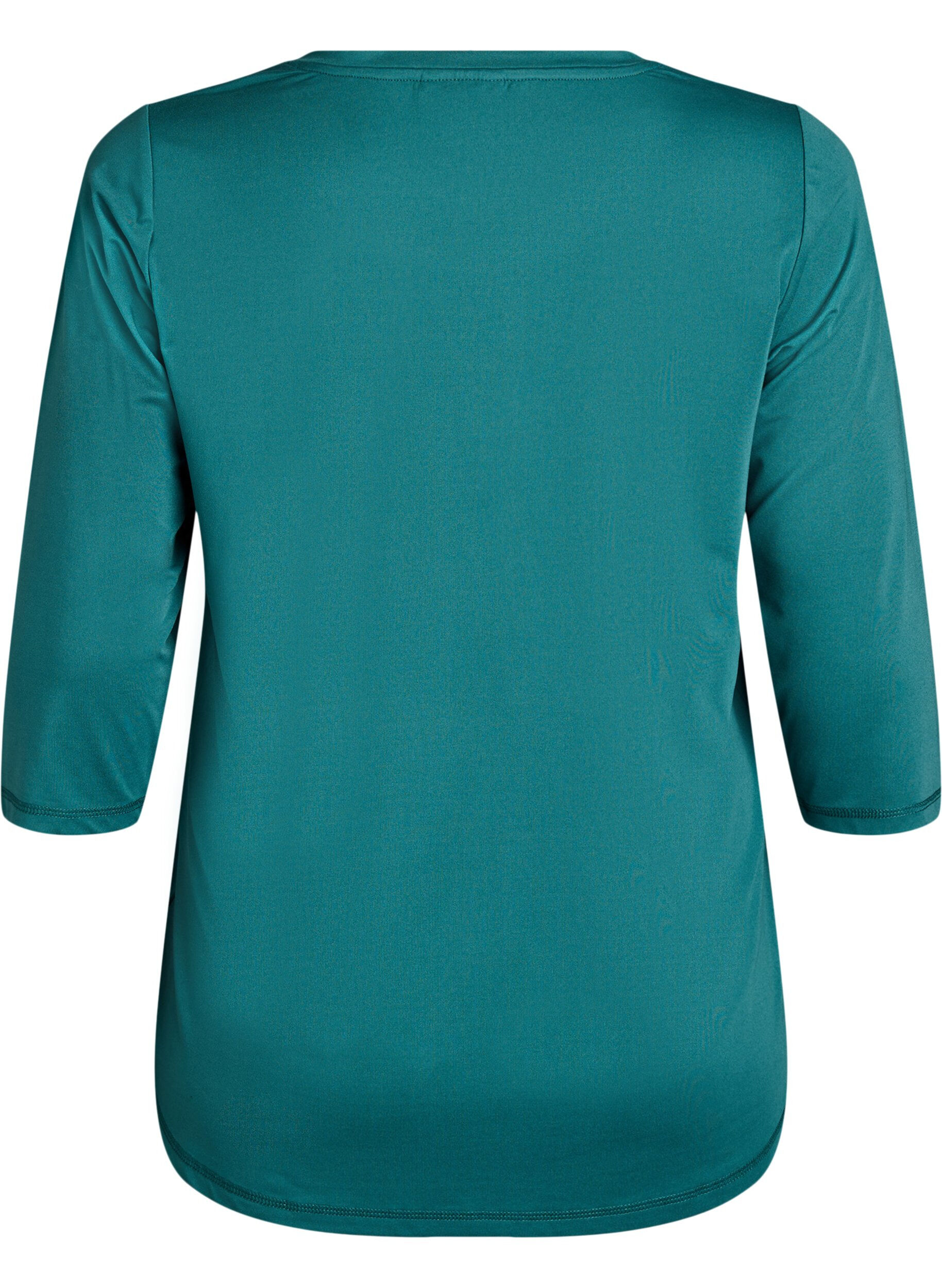 Zizzi Bluzka treningowa z rekawami 3/4, Zielony, Packshot image number 1