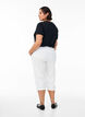 Bawelniane spodnie capri, Biały, Model image number 1