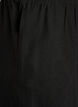 Spodnie z lnu i wiskozy o szerokich nogawkach, Czarne, Packshot image number 2
