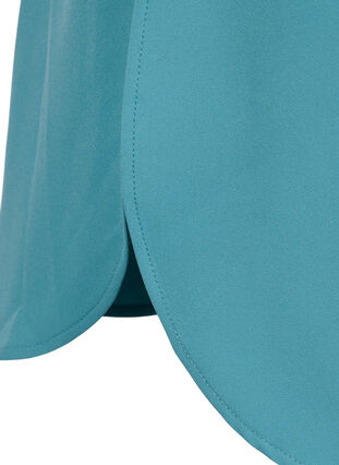 Dluga kurtka-sukienka z zapieciem na guziki, Brittany Blue, Packshot image number 3