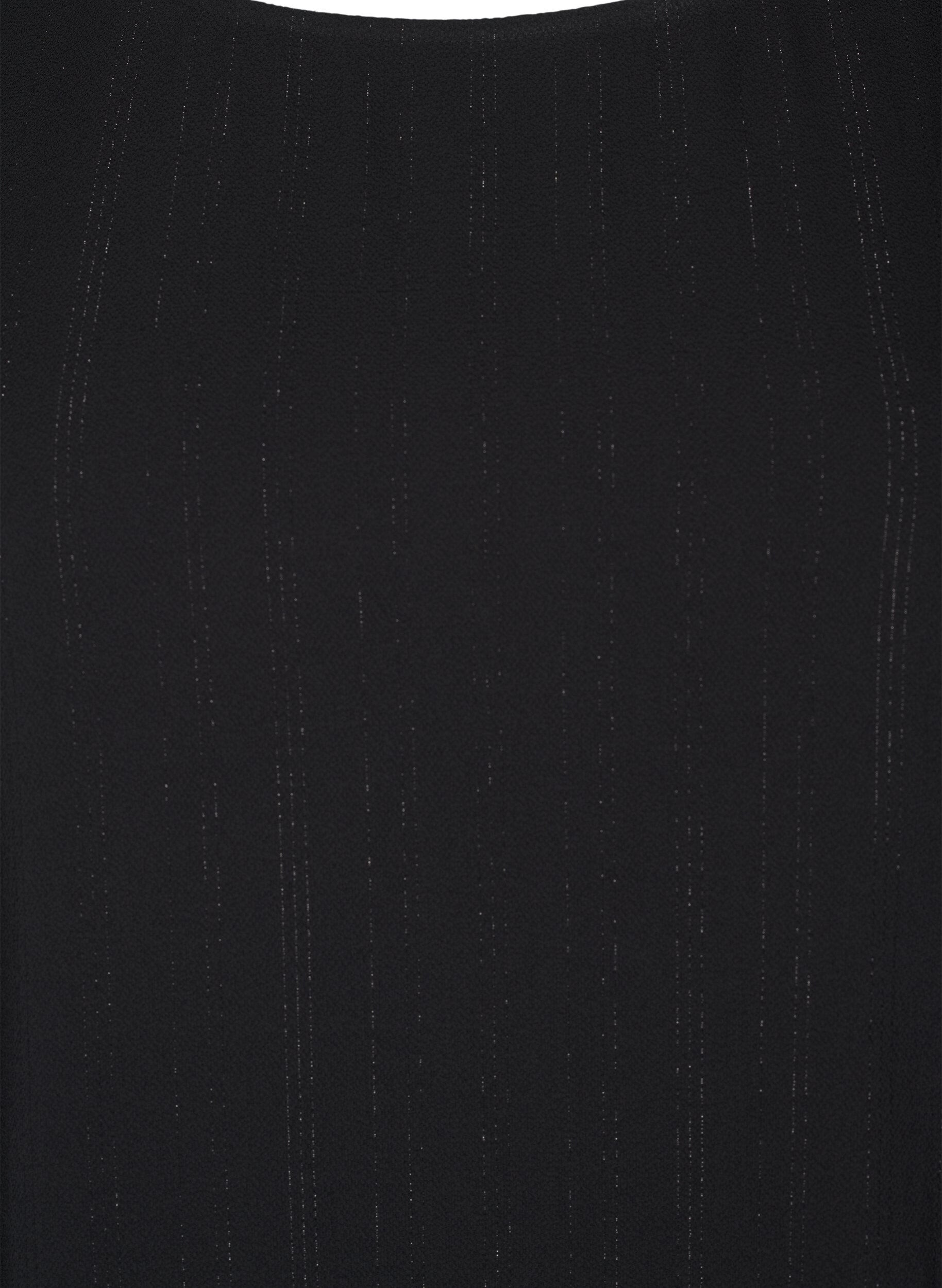 ZizziBluzka ze srebrnym brokatem, Czarne, Packshot image number 2