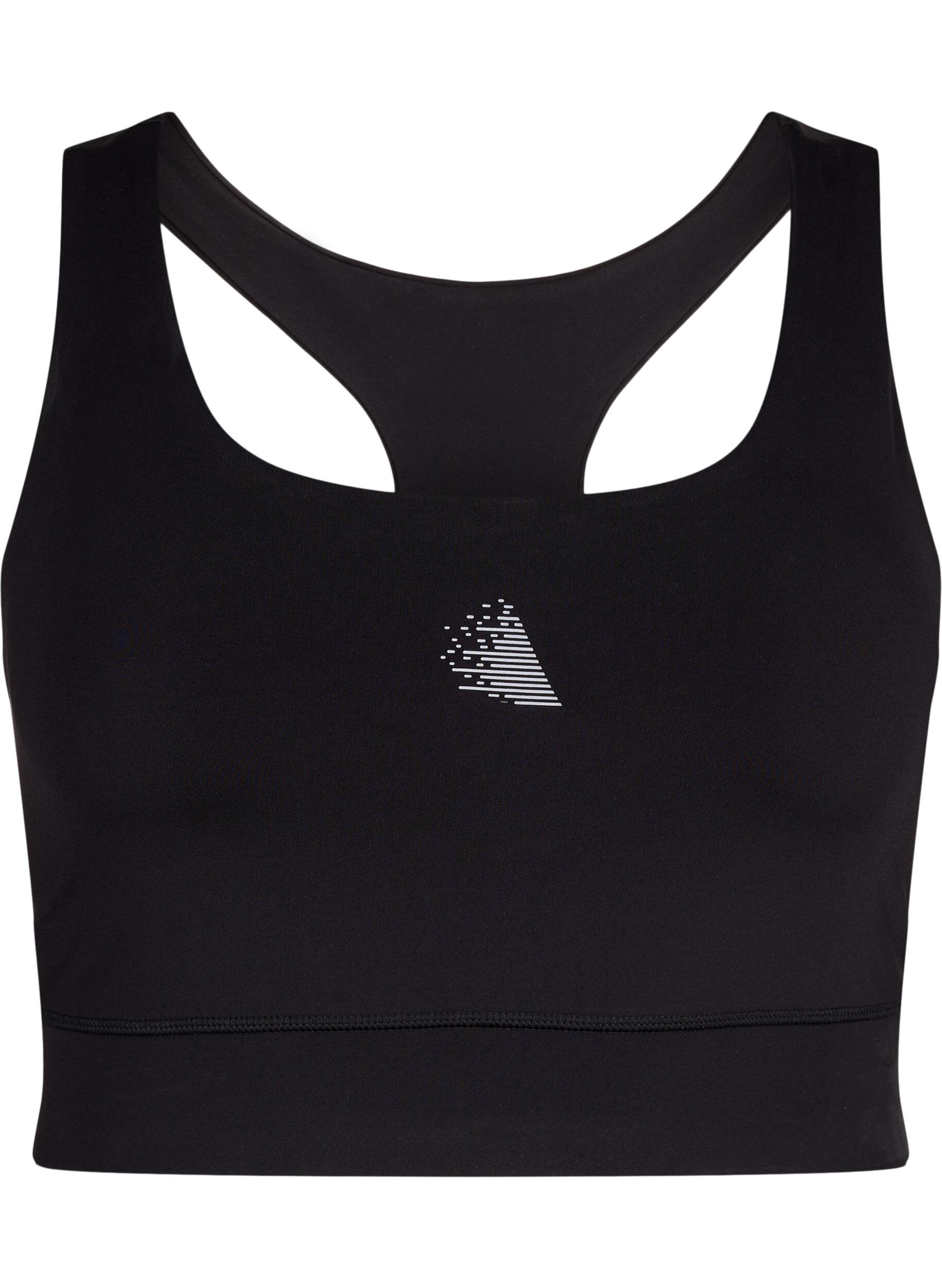 Zizzi Biustonosz sportowy typu racerback, Czarne, Packshot image number 0