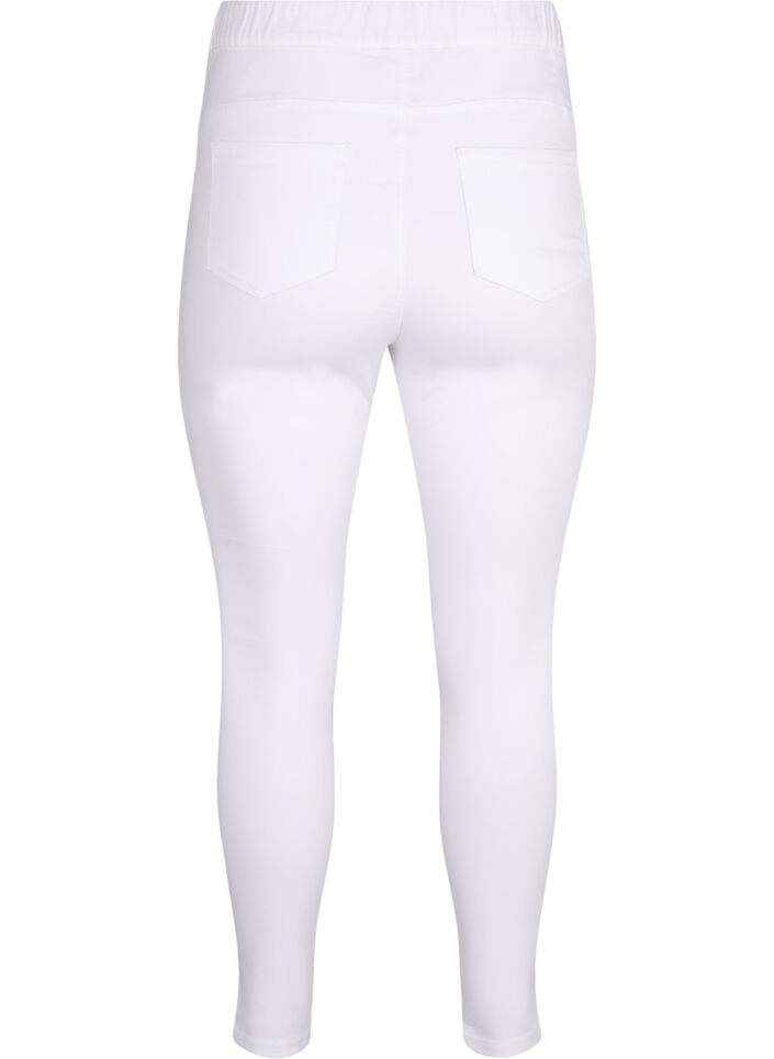 Jegginsy z wysokim stanem, Biały, Packshot image number 1