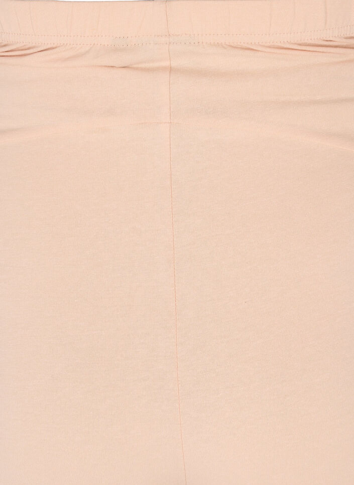 Bawelniane obcisle szorty ciazowe, Beżowy, Packshot image number 3