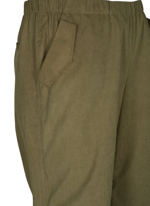 Zwezane spodnie z gumka, Martini Olive, Packshot image number 2