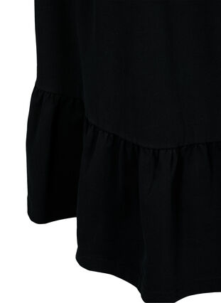 Wiskozowa sukienka plazowa z plecionymi ramiaczkami, Black, Packshot image number 3