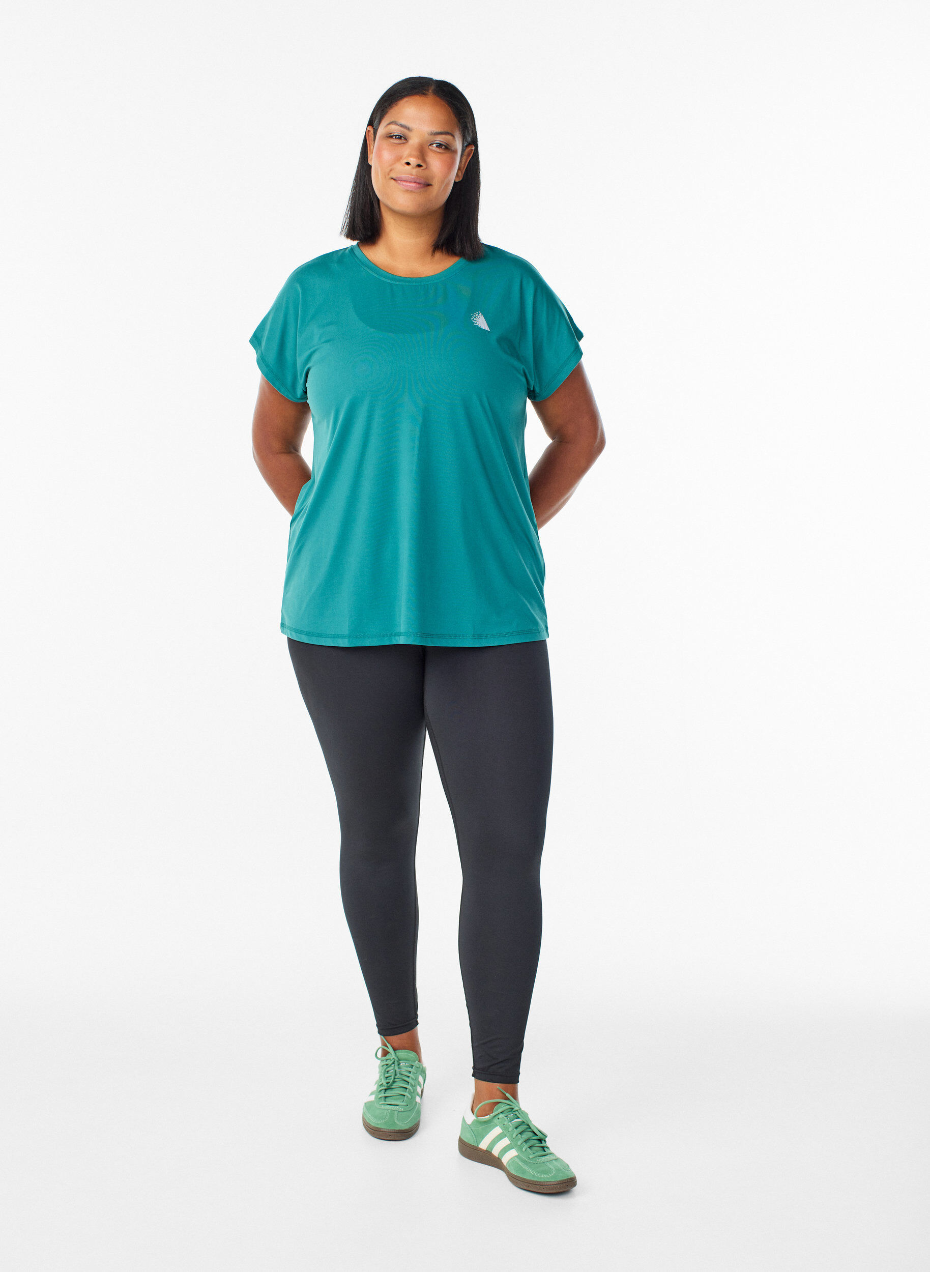 ZizziKoszulka treningowa w jednolitym kolorze, Niebieskie, Model image number 1