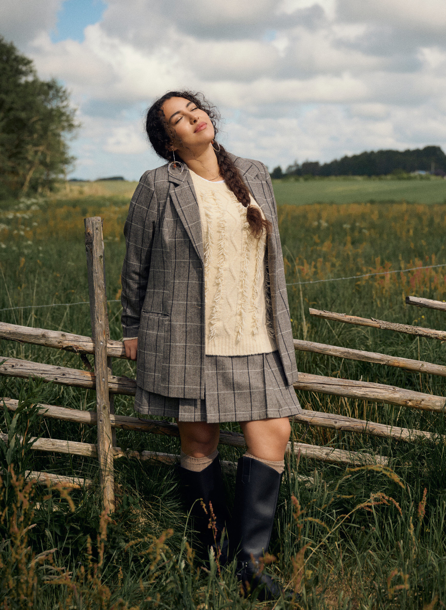 Zizzi Sp&oacute;dnica w kratke, Brązowy, Image image number 0