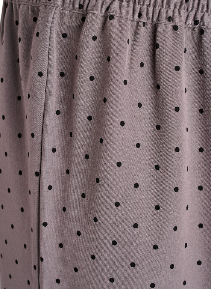 Spodnie o szerokich nogawkach i wysokim stanie, Szary, Packshot image number 2