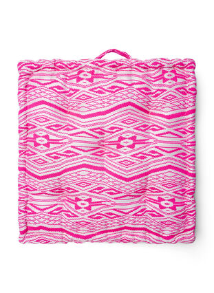 Poduszka na skrzynke ze wzorem, Pink, Packshot image number 0