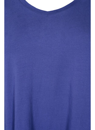 Podstawowa, gladka bawelniana koszulka, Deep Cobalt, Packshot image number 2