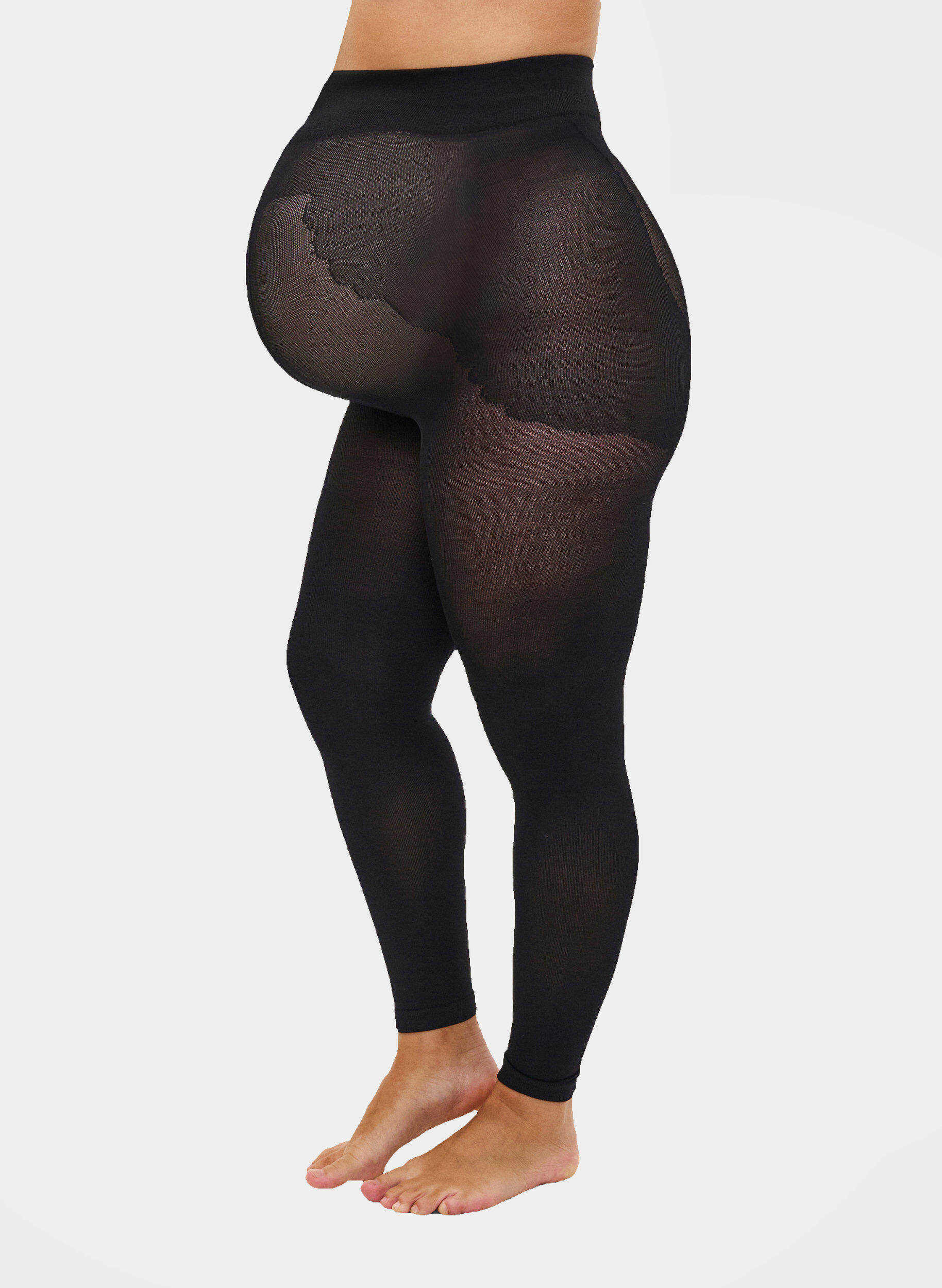 Zizzi Dlugie legginsy ciazowe, Czarne, Model image number 0