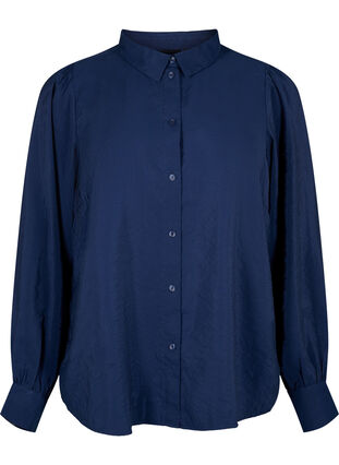 Koszula z dlugim rekawem z modalu TENCEL™, Navy Blazer, Packshot image number 0