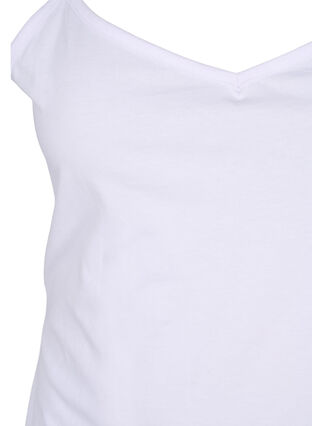 Podstawowa koszulka bawelniana 2-pack, Black/Bright White, Packshot image number 3