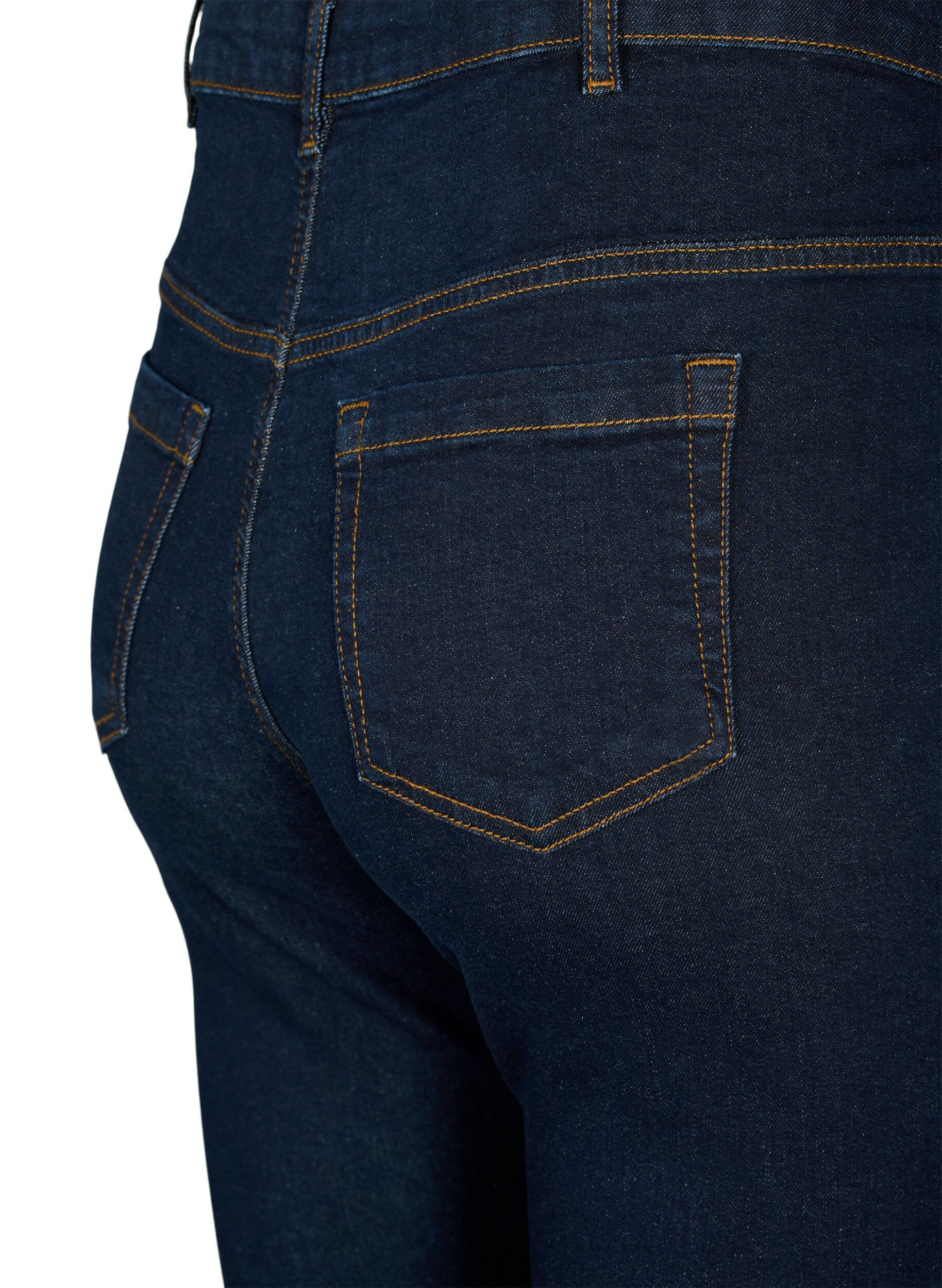 Zizzi  Jeansy typu bootcut Ellen z wysokim stanem, Niebieskie, Packshot image number 3