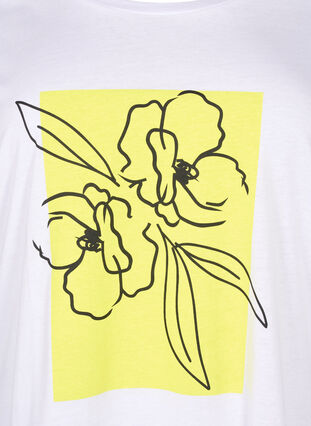 Bawelniana koszulka z motywem, B. White w. Sulphur, Packshot image number 2