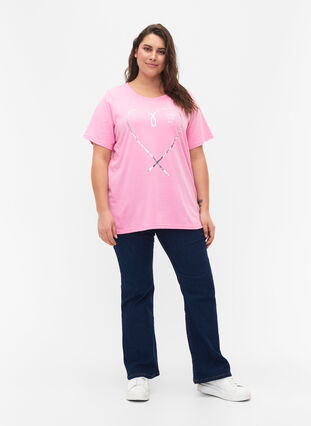 FLASH – koszulka z motywem, Begonia Pink, Model image number 2