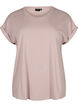 Koszulka z krótkimi rekawami wykonana z mieszanki bawelny, Różowy, Packshot image number 0