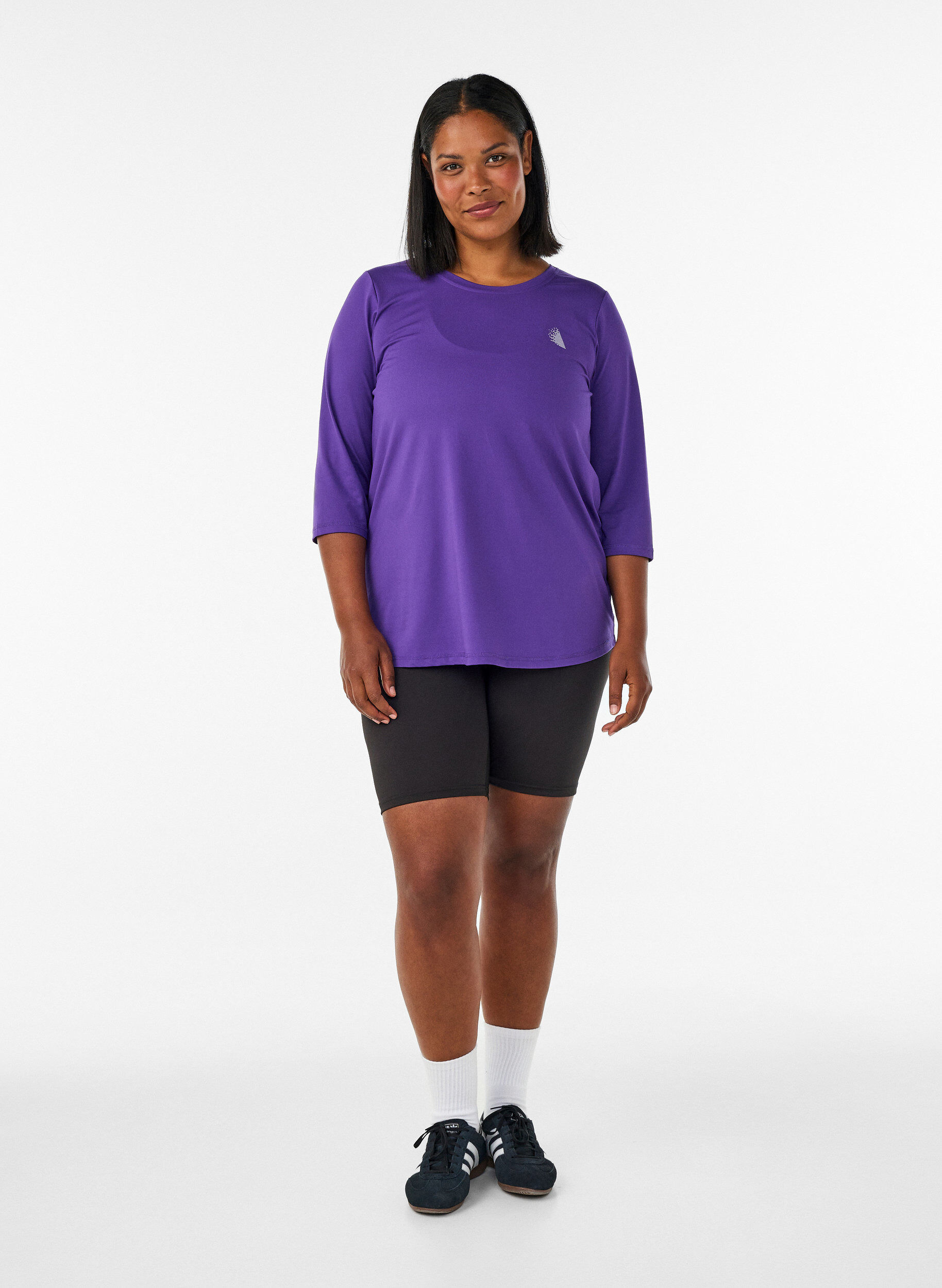 ZizziSportowy top z rekawami 3/4, Fioletowy, Model image number 1