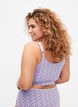 2-pack bawelniany top z mozliwoscia regulacji ramiaczek, Purple Rose/Black, Model image number 1