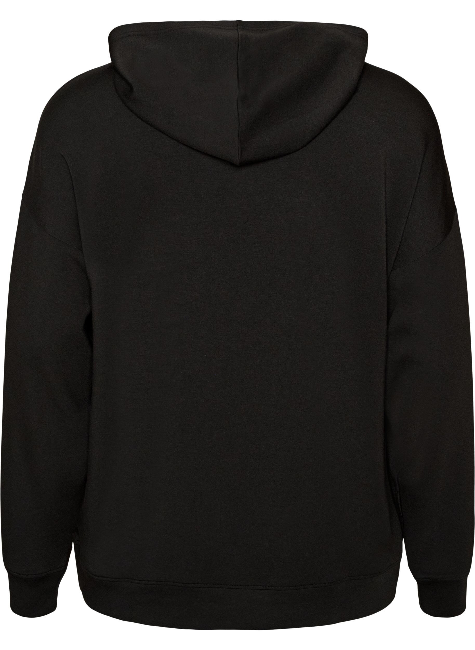 ZizziBluza z kapturem, Czarne, Packshot image number 1