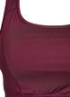 Biustonosz sportowy z tylem typu racerback, Czerwony, Packshot image number 2