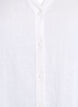 Koszula o przedluzonym kroju z lnu i wiskozy, Biały, Packshot image number 2