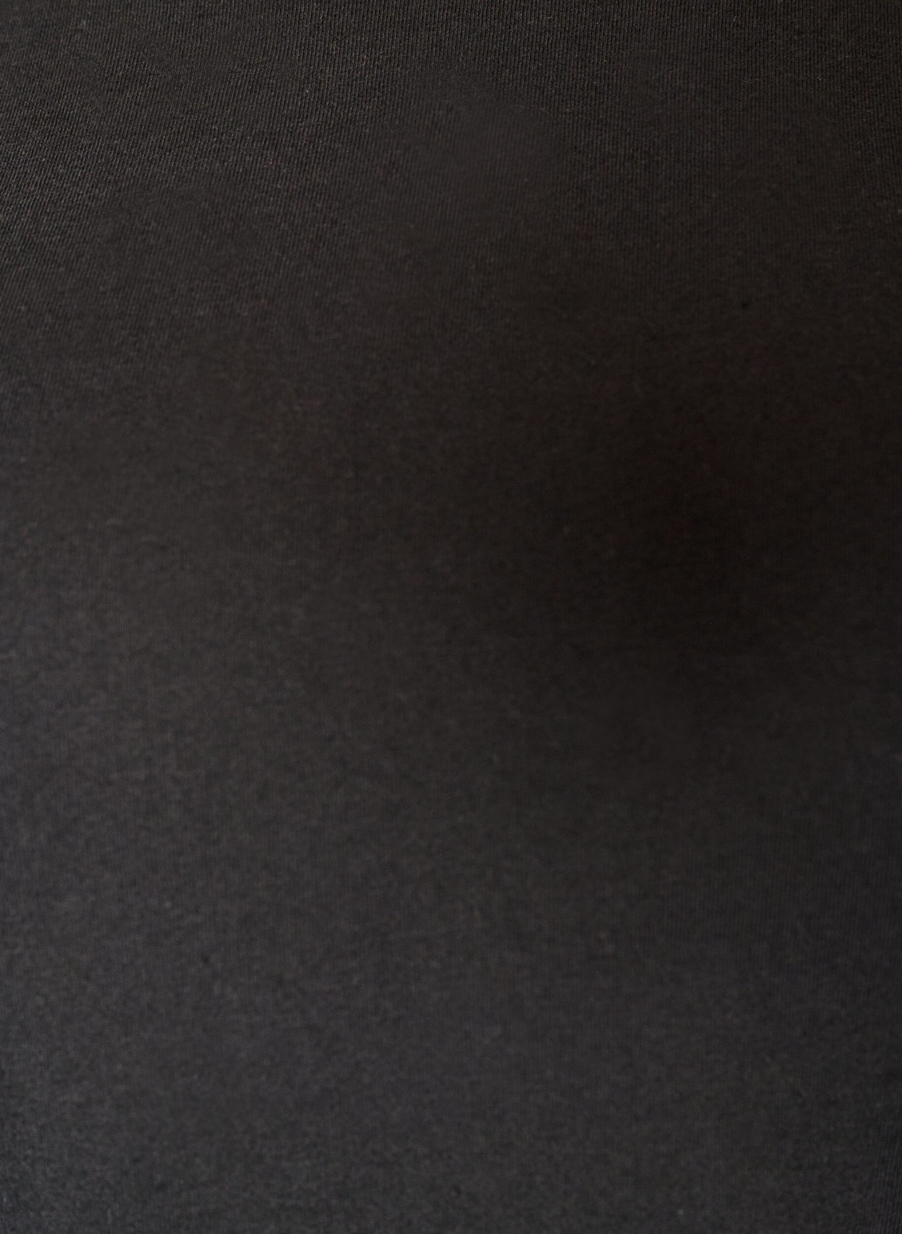 ZizziBawelniana sukienka z rekawami broderie anglaise i wiazaniem w talii, Czarne, Packshot image number 2