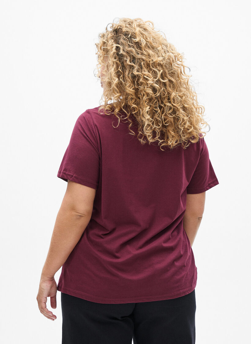 Koszulka z nadrukiem, Czerwony, Model image number 2