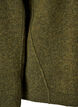 Luzny dzianinowy sweter z widocznymi szwami, Zielony, Packshot image number 3