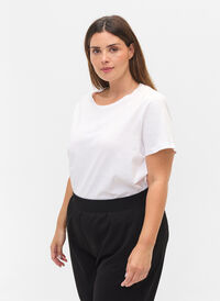 Podstawowa koszulka bawelniana 2-pack, Black/B White, Model
