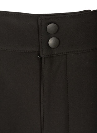 Softshellowe spodnie z regulowanym rzepem, Black, Packshot image number 2