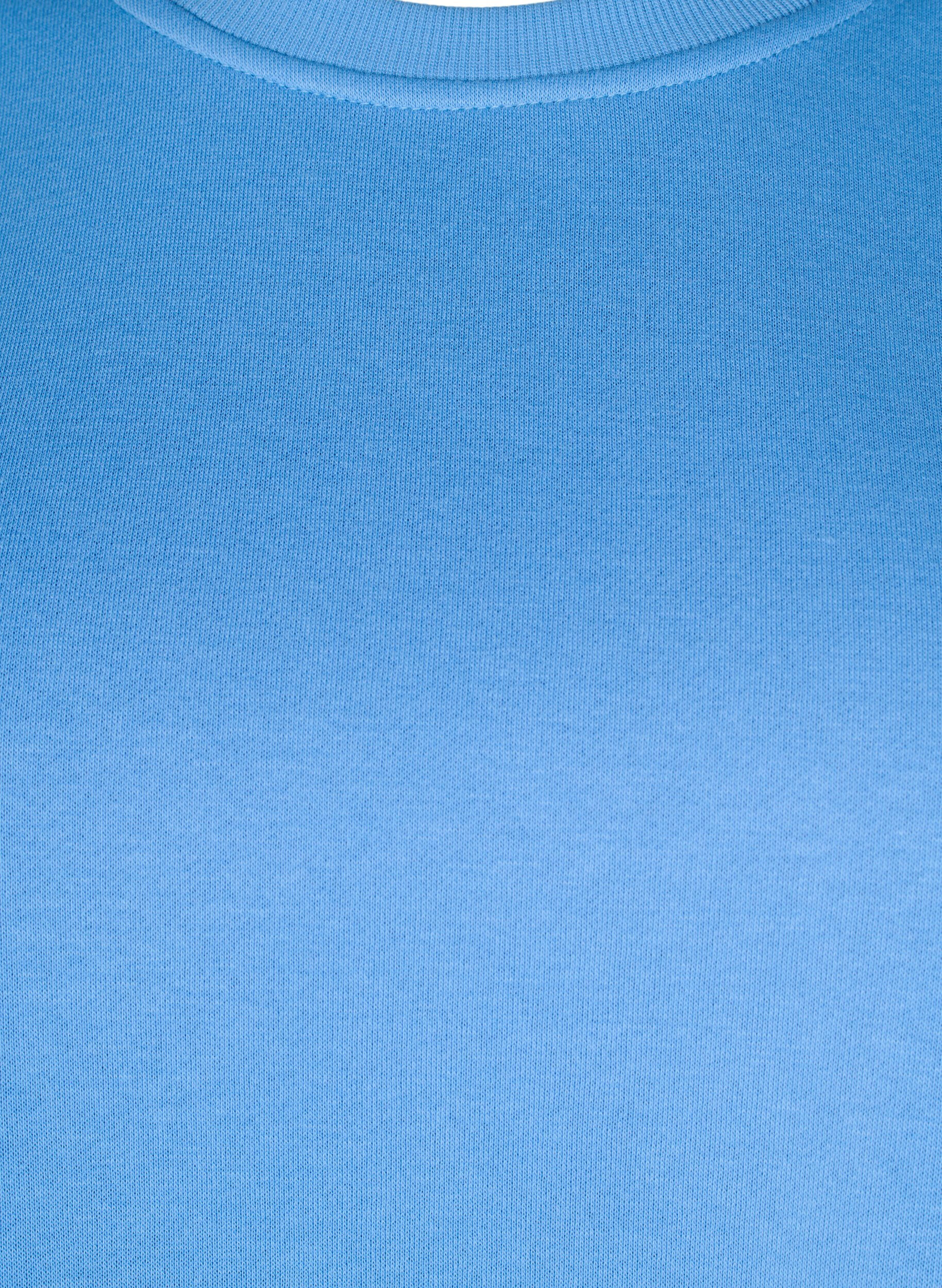 Zizzi Bluza z haftowanymi wycieciami, Della Robbia Blue, Packshot image number 2