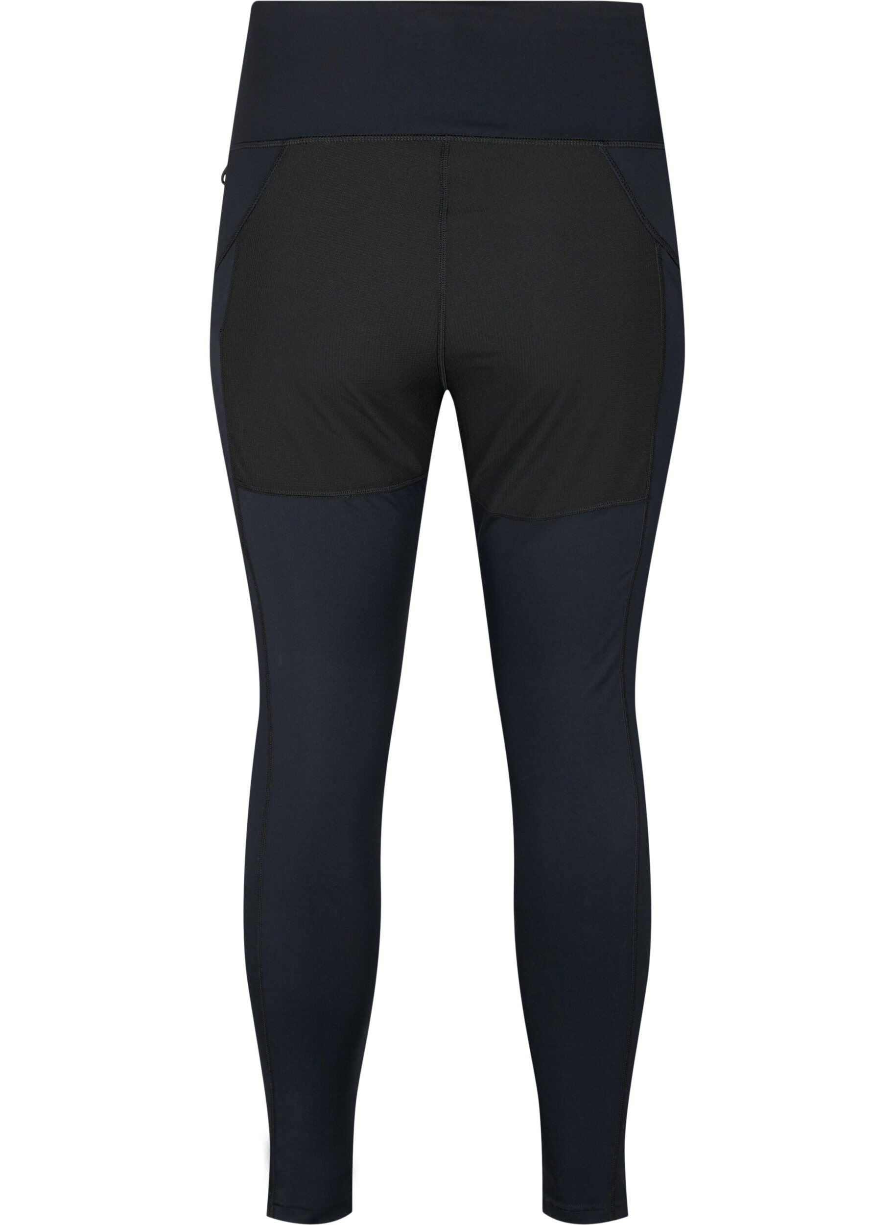 Zizzi Elastyczne i wytrzymale legginsy do cwiczen z kieszeniami, Black, Packshot image number 1