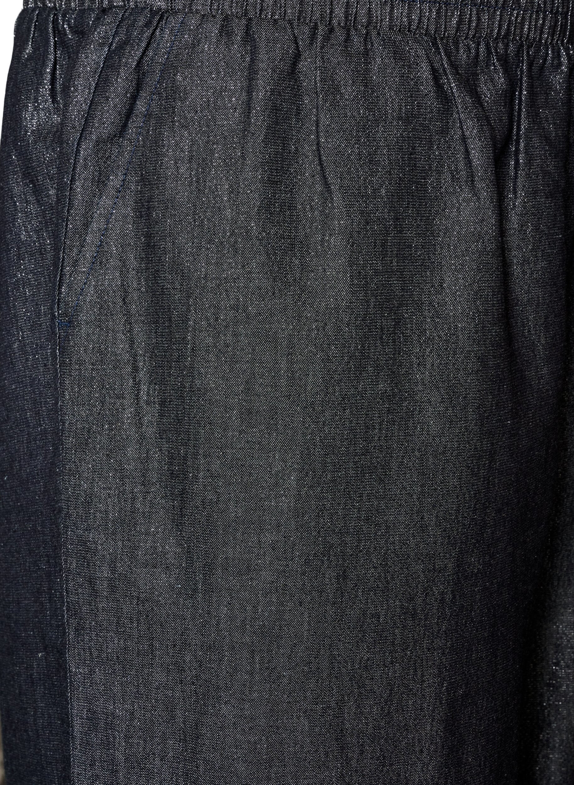 ZizziJeansy proste z nitka brokatowa, Szary, Packshot image number 2
