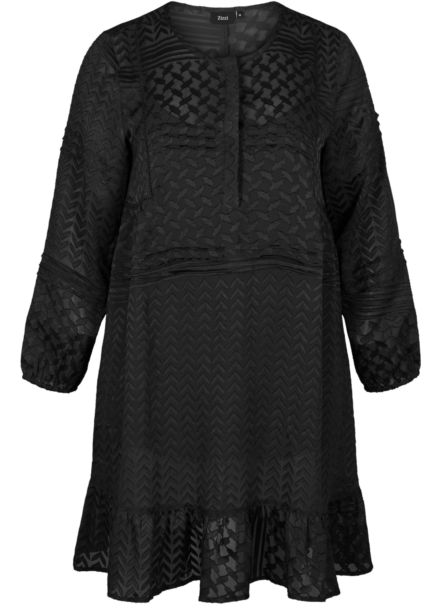 Zizzi Dress, Black, Packshot image number 0
