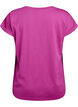T-shirt z kr&oacute;tkim rekawem z mieszanki bawelny, Fioletowy, Packshot image number 1