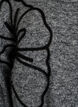 Sweter z aplikacja kwiatowa, Szary, Packshot image number 2